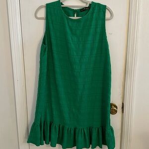 Green Strapless Dress